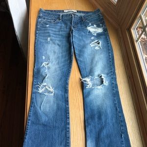 Abercrombie distressed jeans